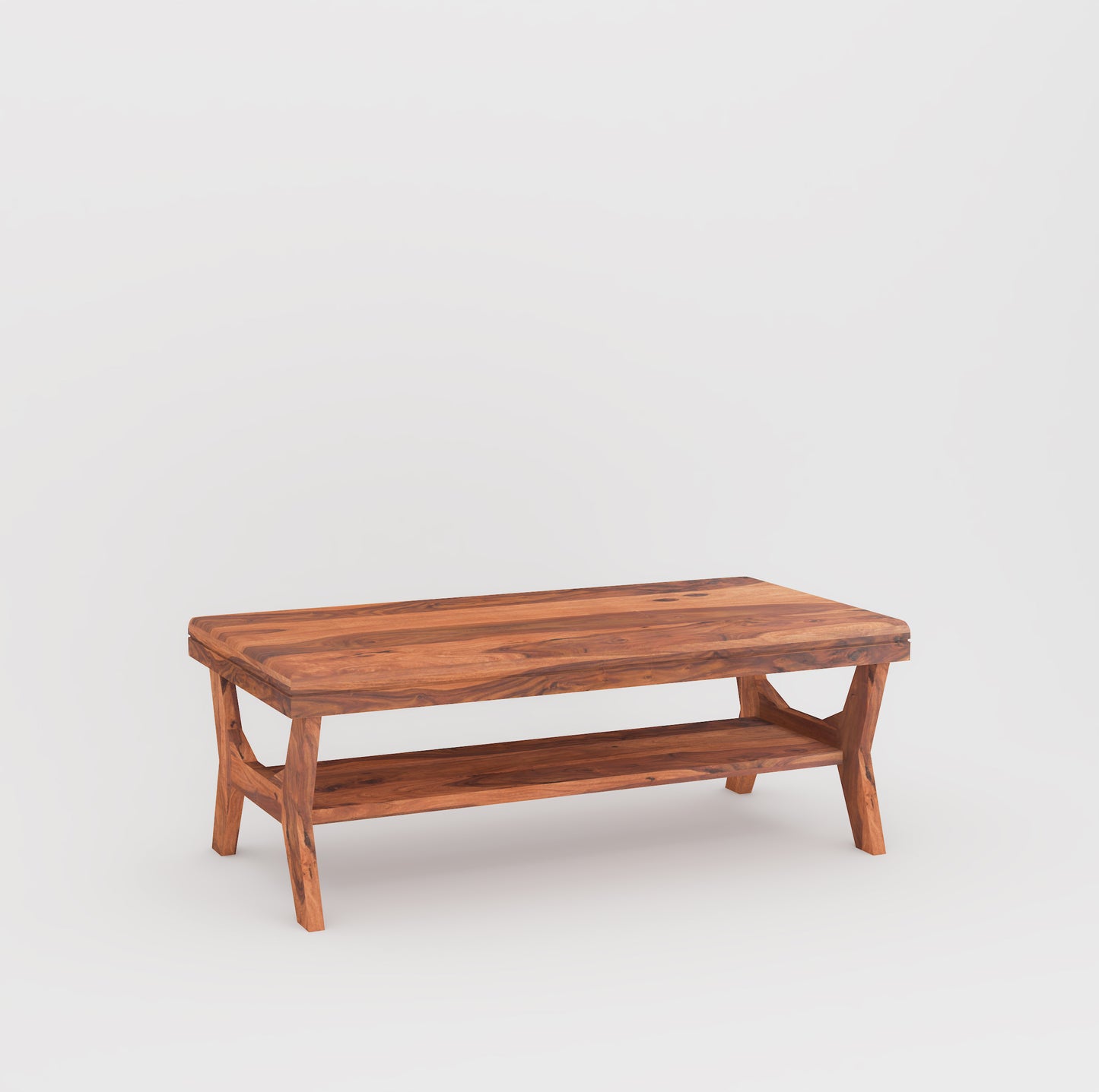 Imperial Solid Wood Multipurpose Coffee Table - Teak Finish