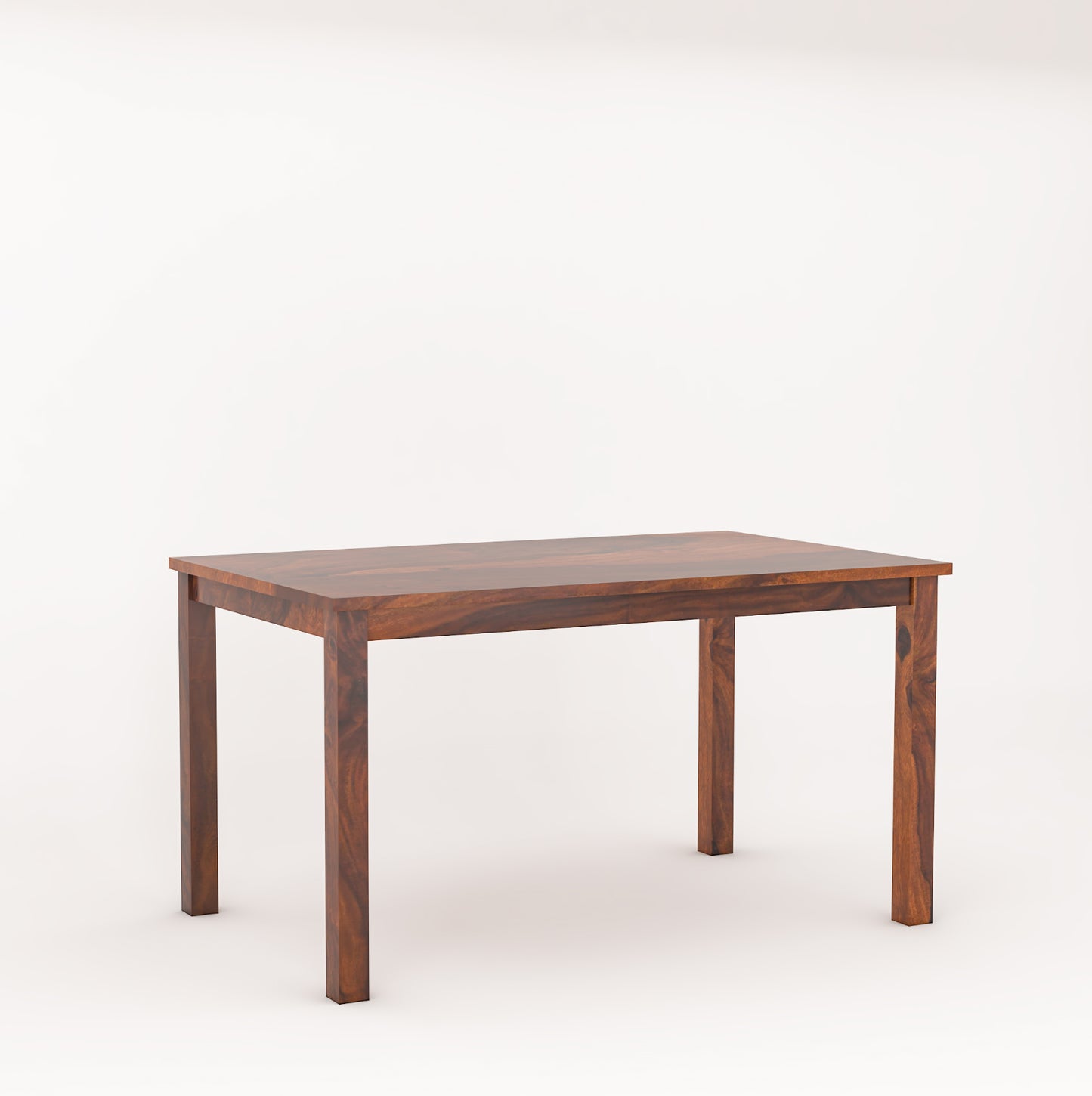 Karent Solid Wood 6 Seater Dining Set - Teak Finish