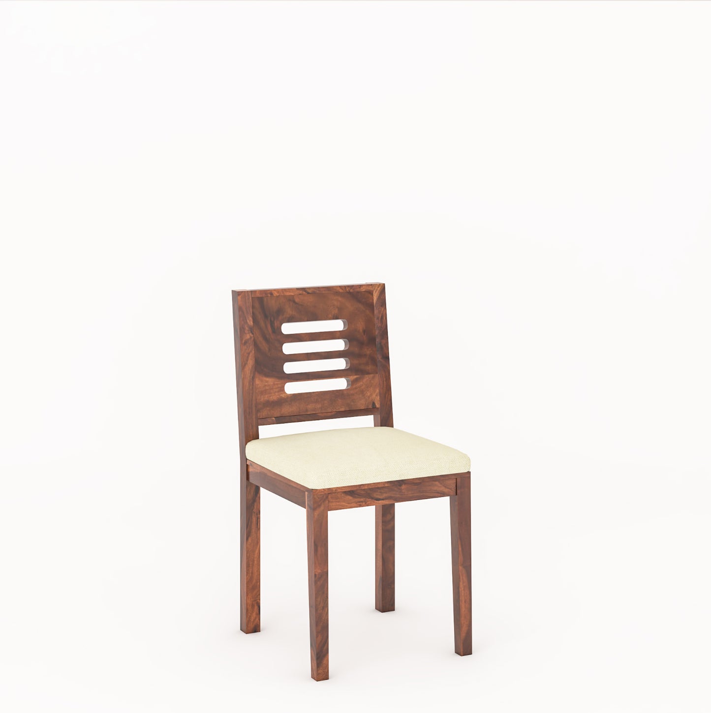 Karent Solid Wood 6 Seater Dining Set - Teak Finish