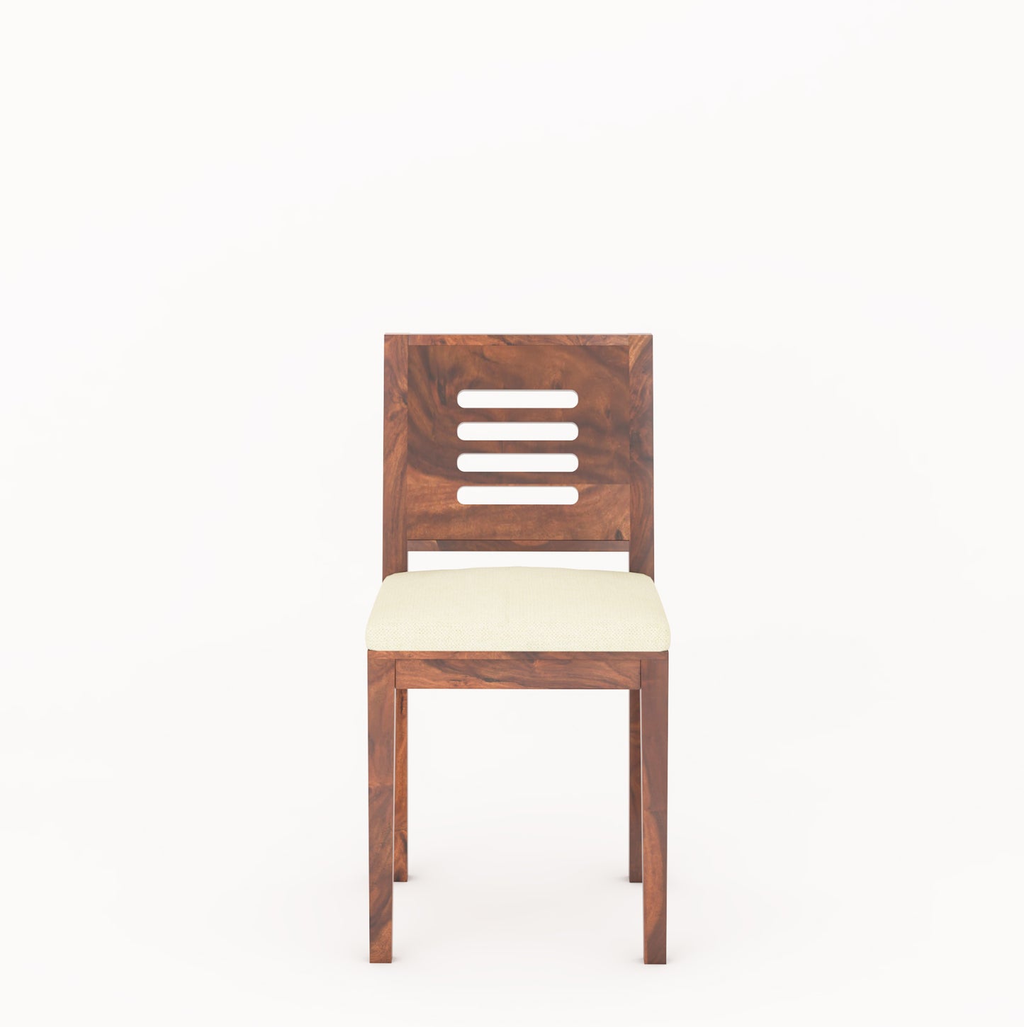 Karent Solid Wood 6 Seater Dining Set - Teak Finish