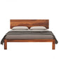 Zoey King Without Storage Bed-Teak