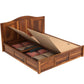 Roverb King Box Storage Bed-Teak