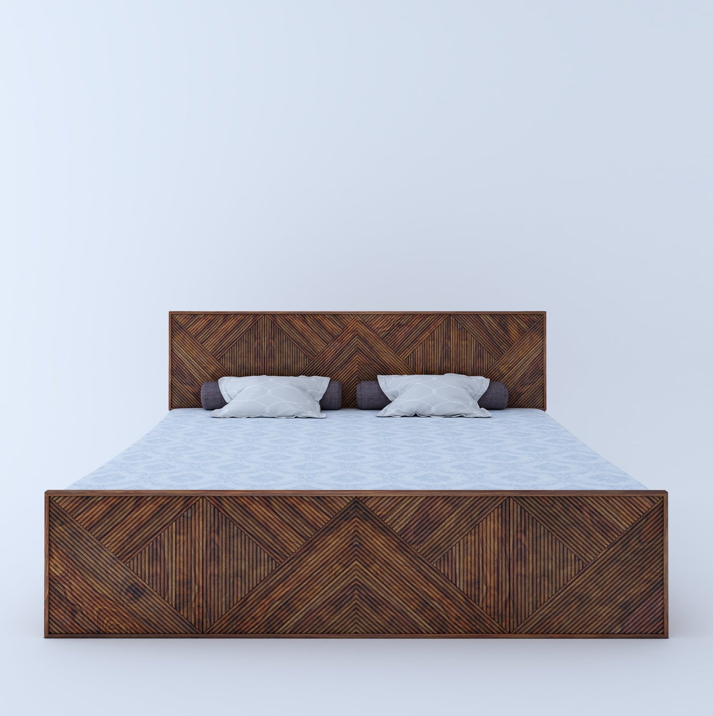 Bijox King Front Drawer Bed-Teak
