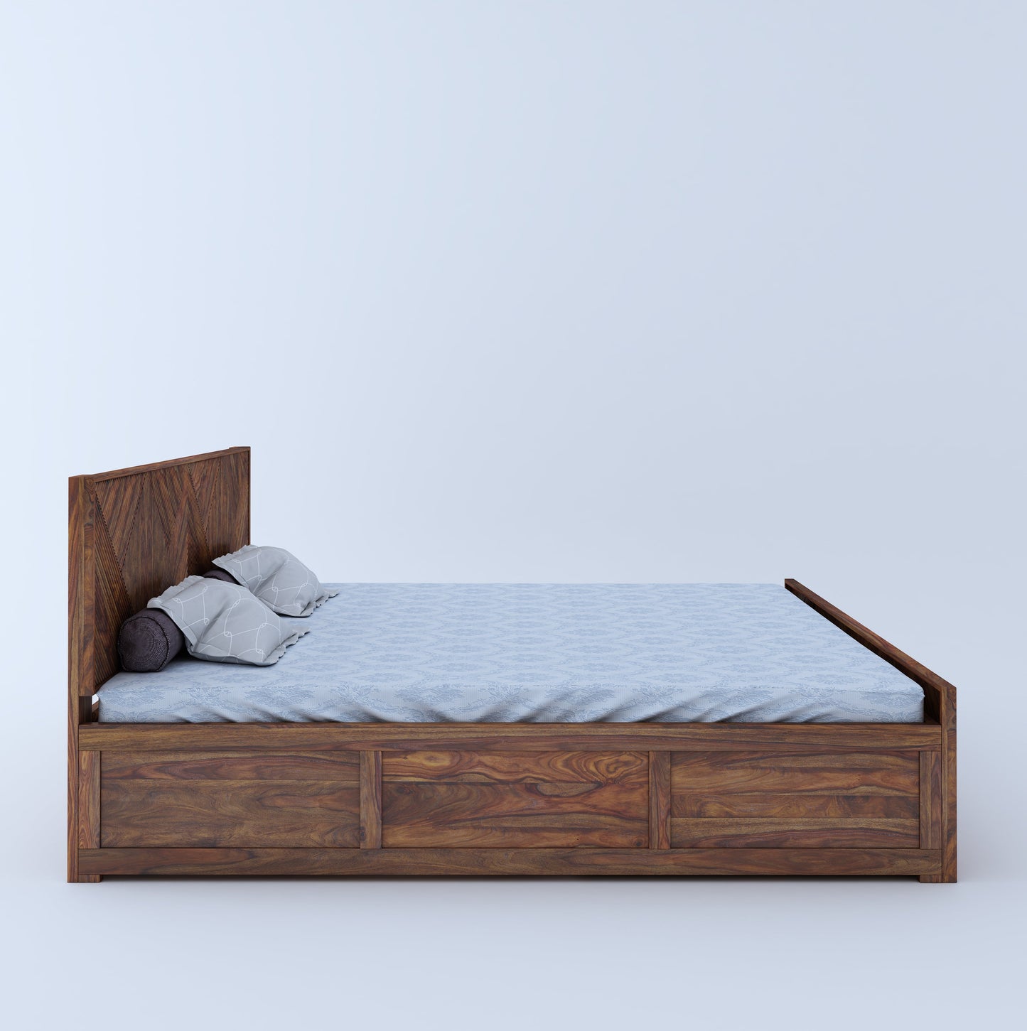 Bijox King Front Drawer Bed-Teak