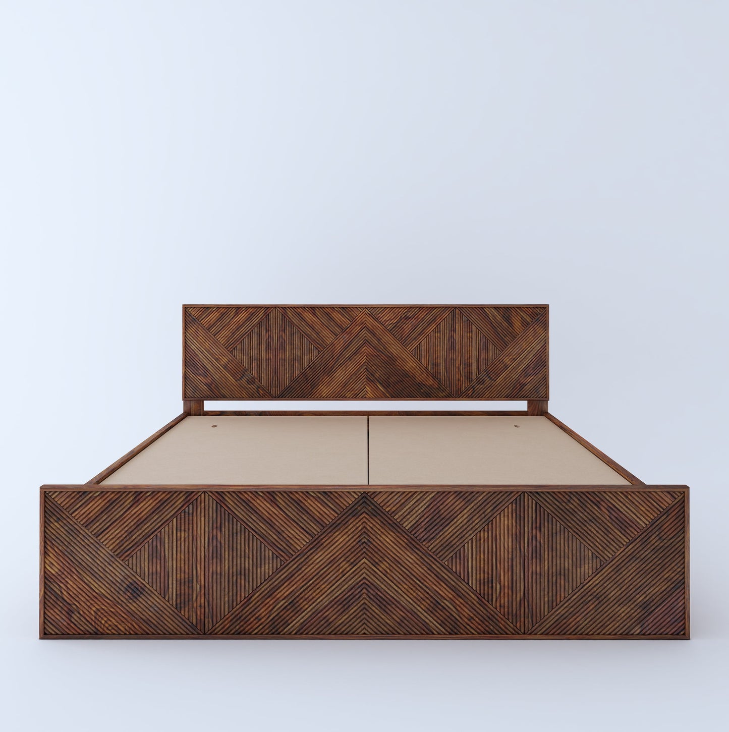 Bijox King Front Drawer Bed-Teak