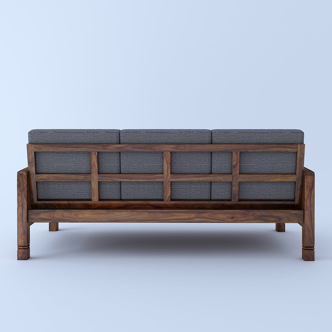Paul Wooden 3+1+1 Sofa-Teak