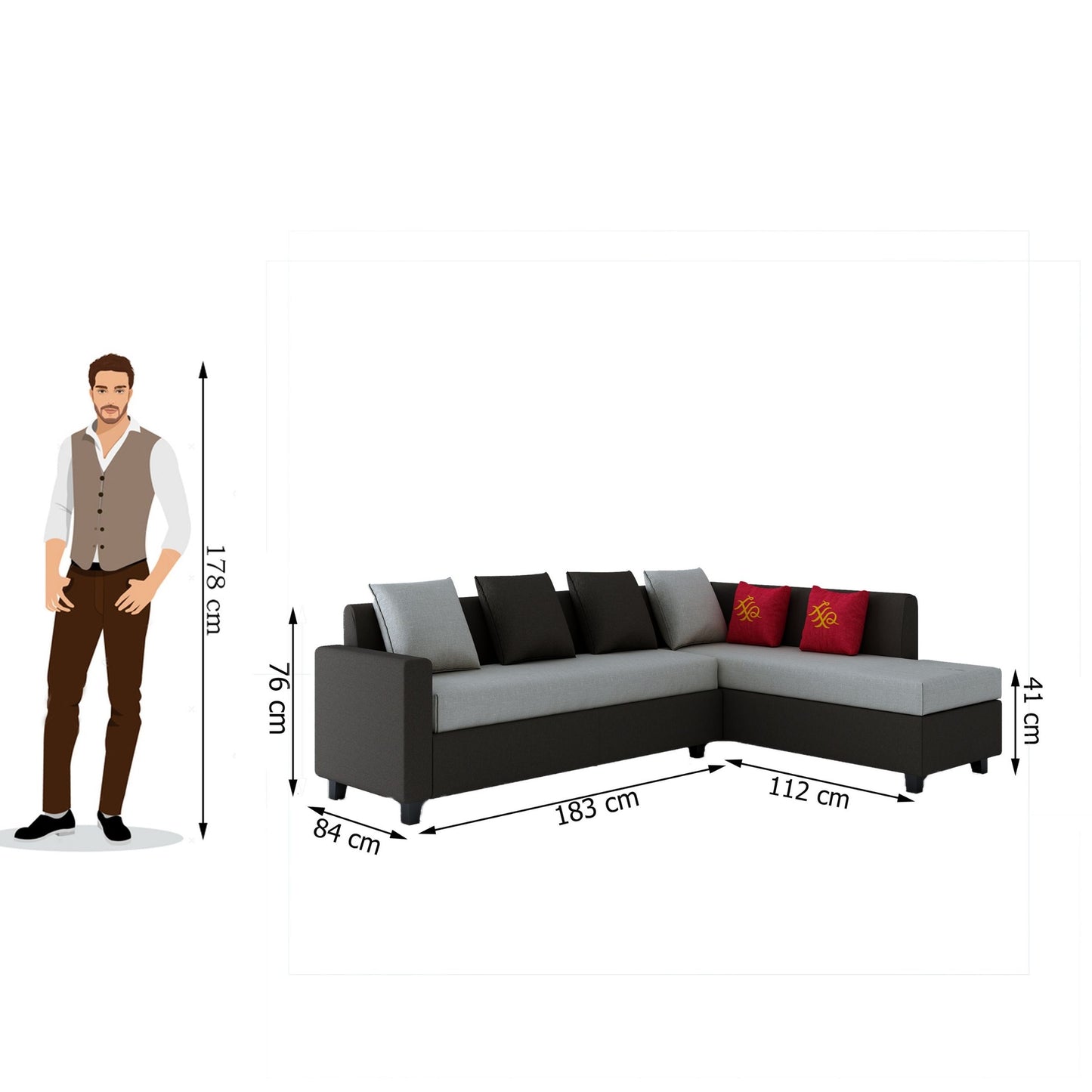 Terex L Shape Sofa