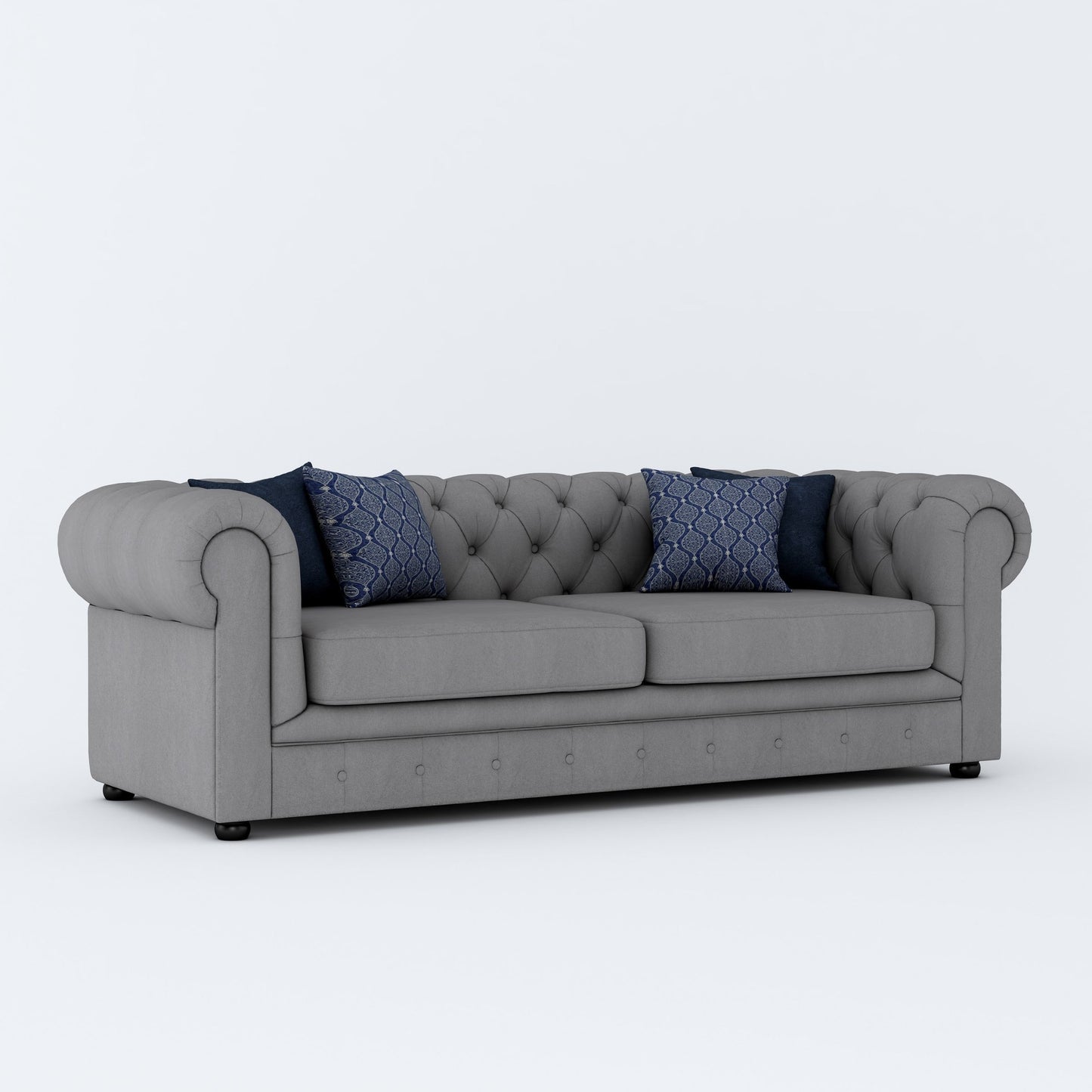 Wilson Chesterfield Sofa - Grey
