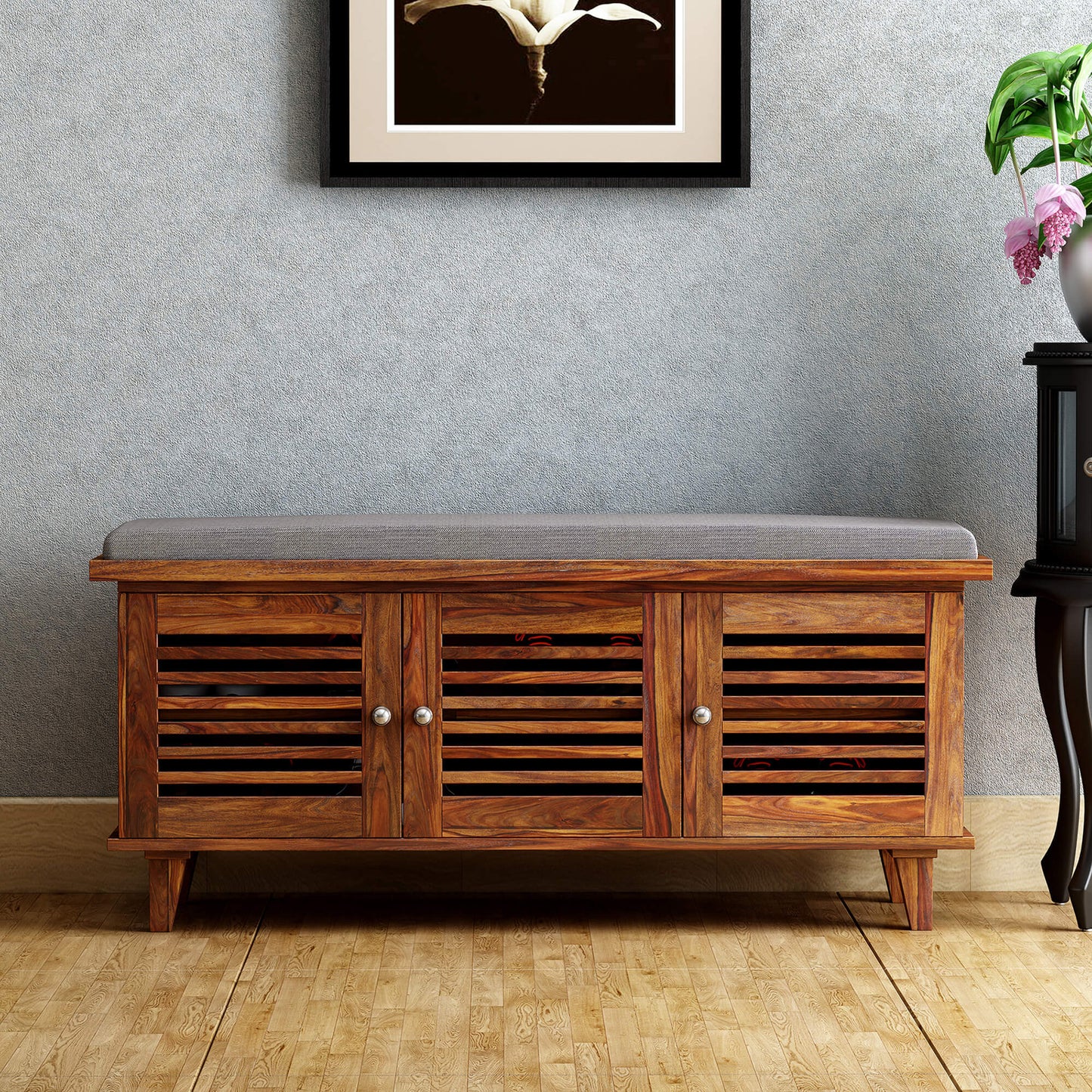 Molfi Shoe Rack-Teak