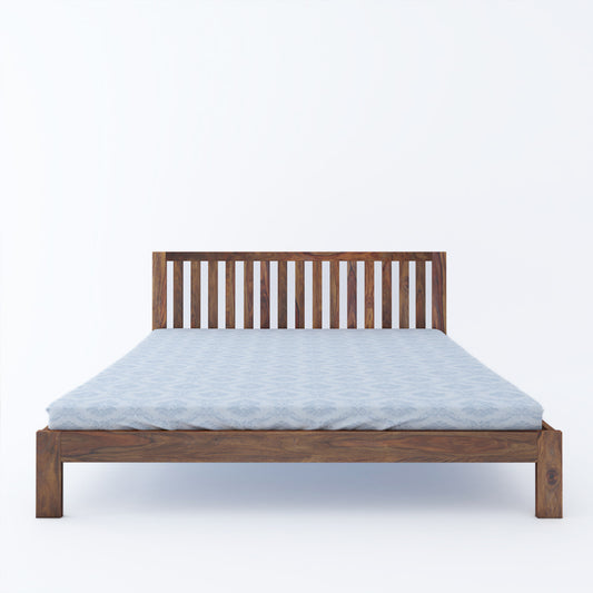 Fultz King Size Bed-Teak