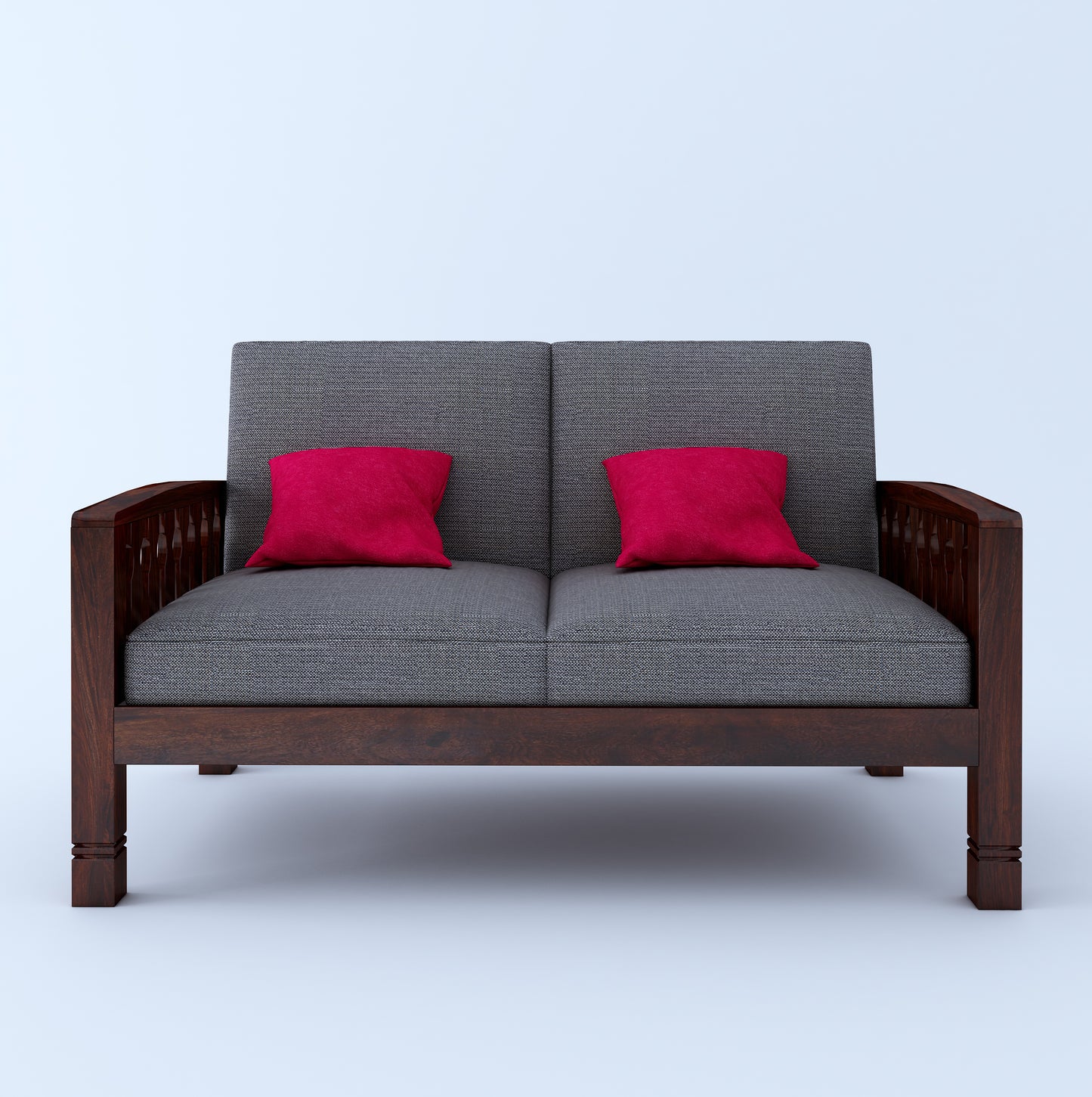 Paul Wooden 3+2 Sofa-Mahogany
