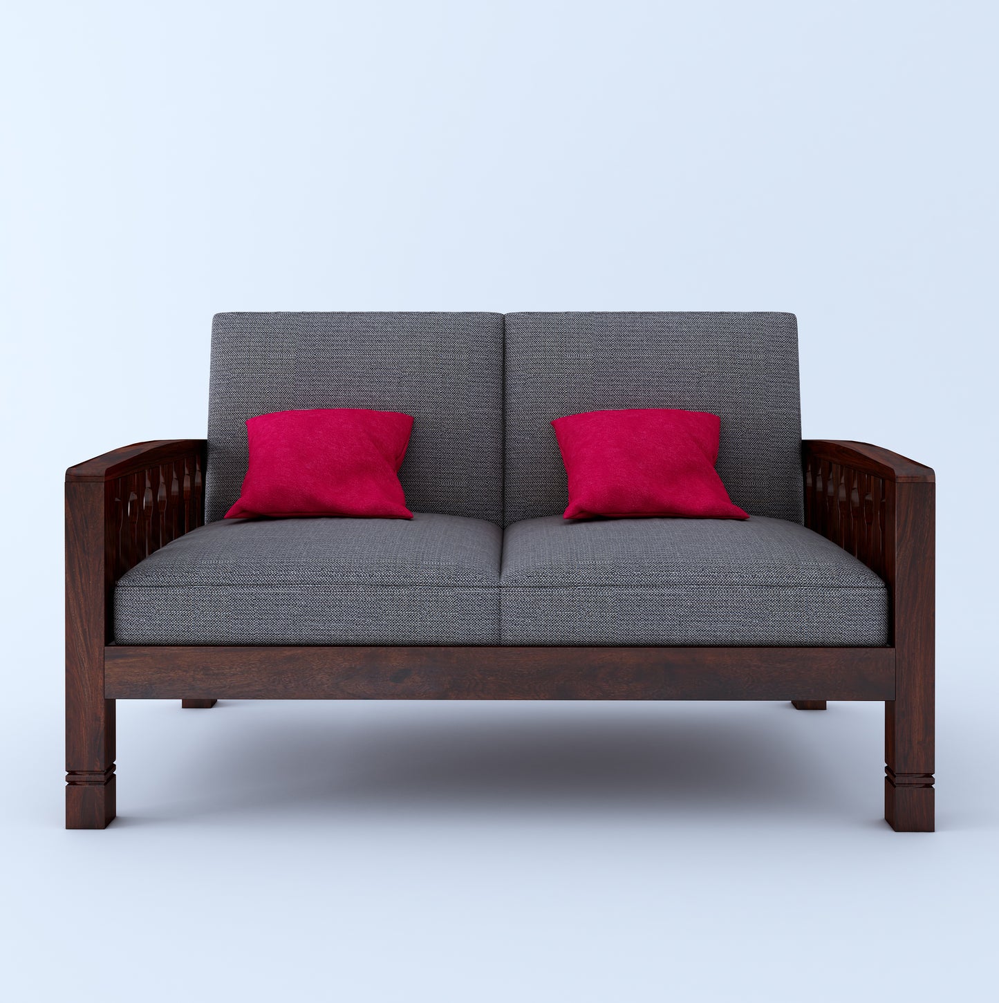 Paul Wooden  3+2 Sofa-Mahogany