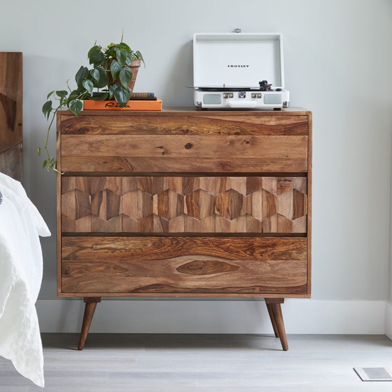 Helina Solidwood Chest Of Drawer-Teak