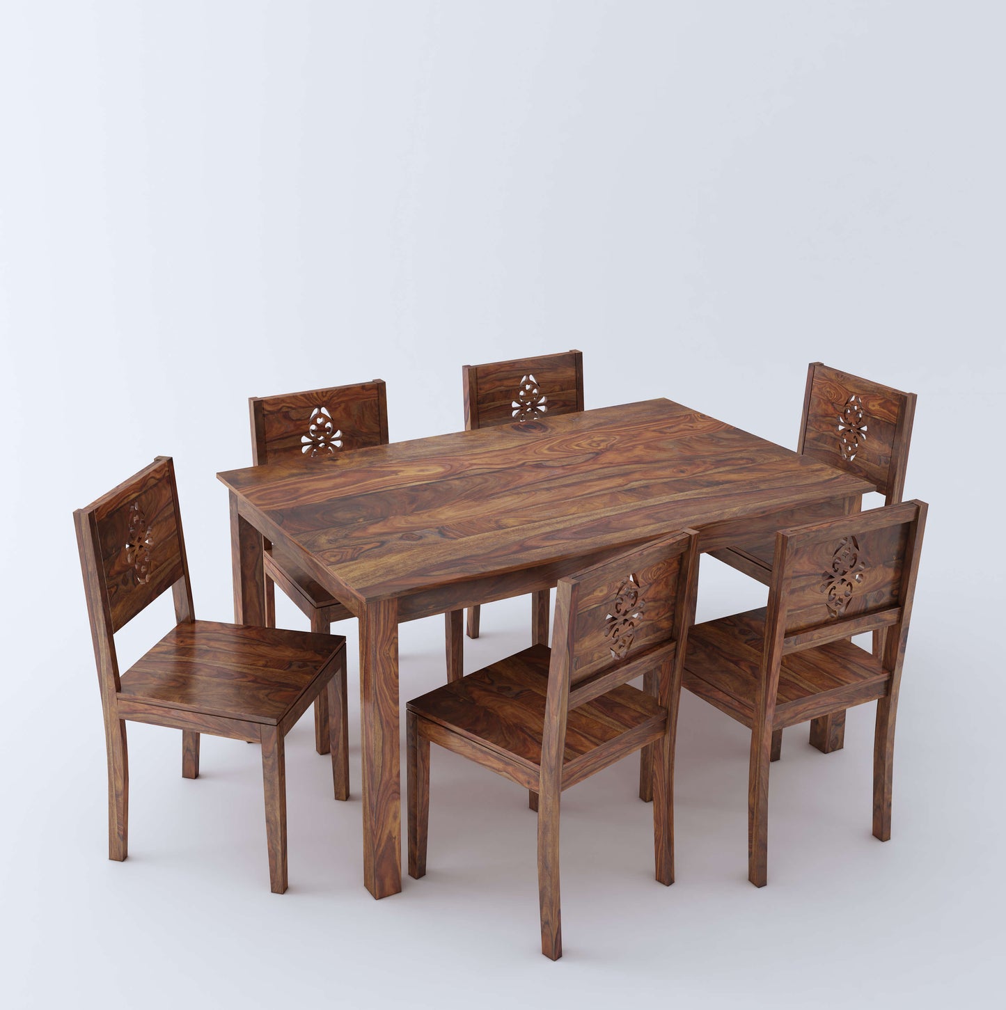 Cameron 6 Seater Dining Set-Teak