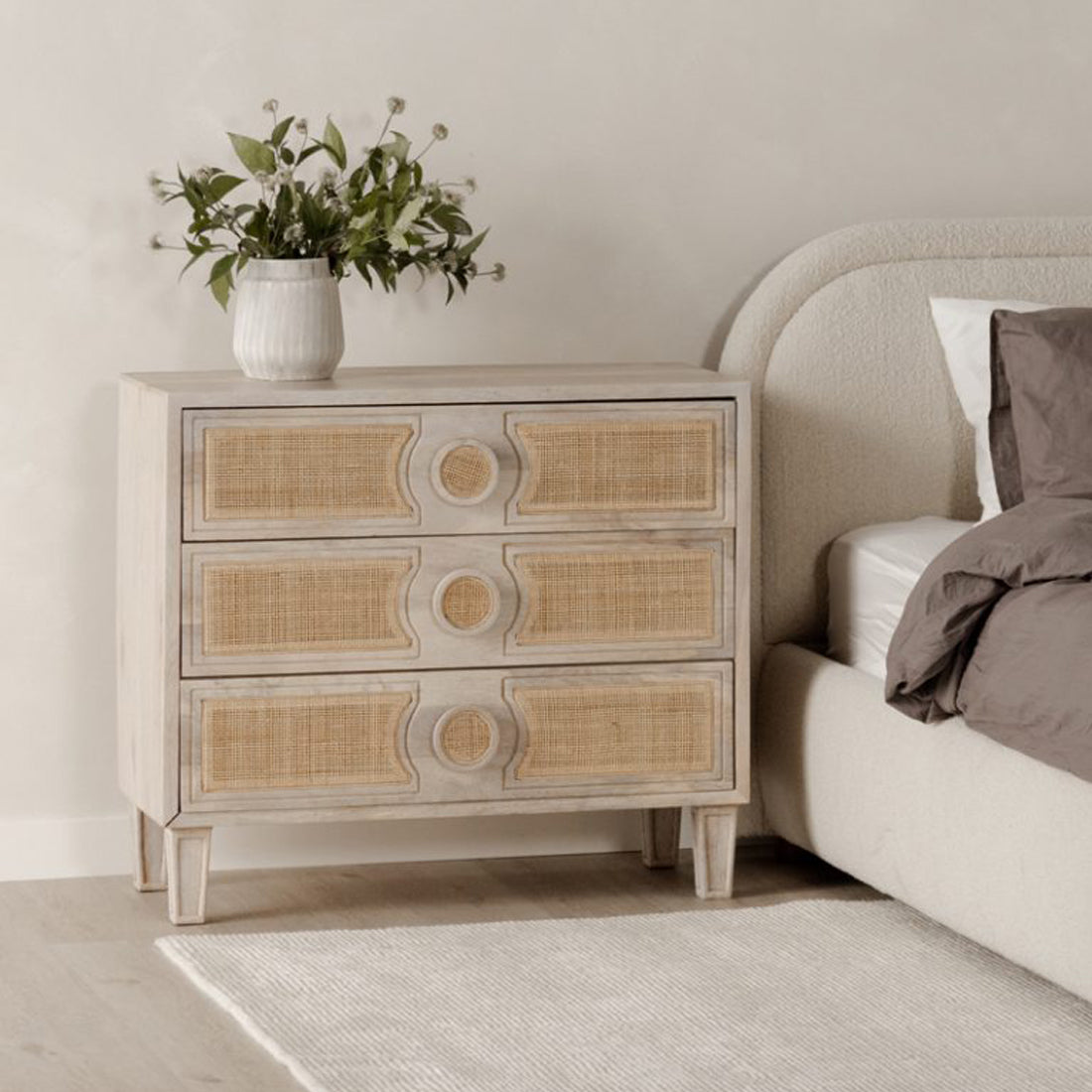 Morse Solid Wood Dresser-Natural Finish