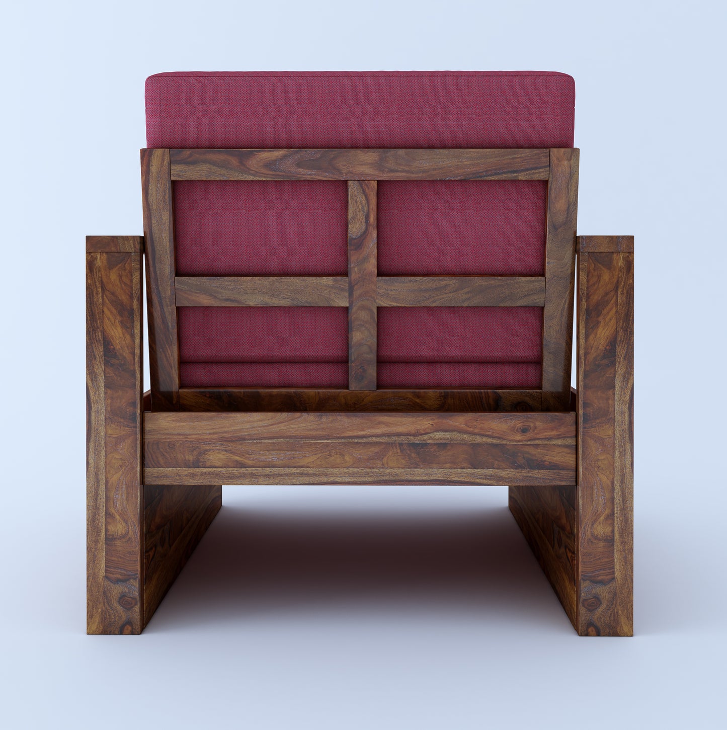 Saiman Wooden 3+1+1 Seater Sofa