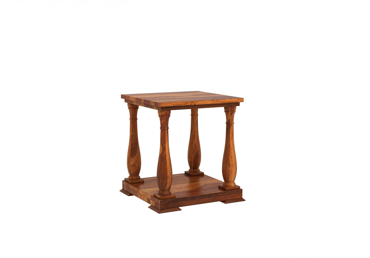 Tiffany Wooden Side Table-Teak