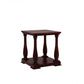 Tiffany Wooden Side Table-Walnut