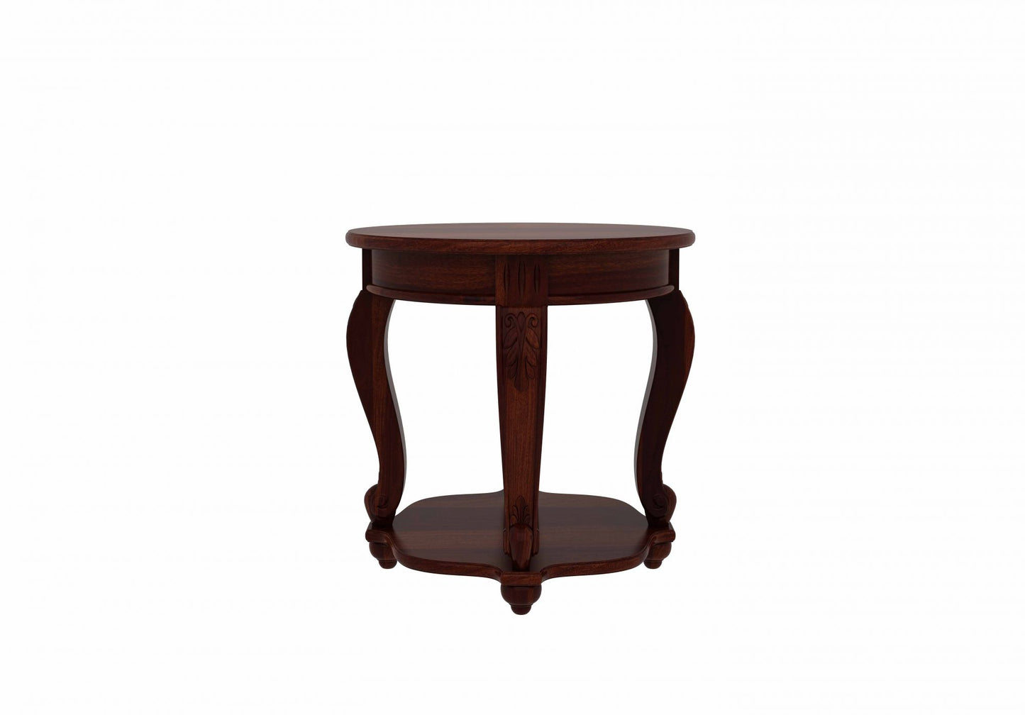 Petika Wooden Side Table-Walnut