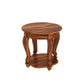 Petika Wooden Side Table-Teak