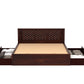 Deck King Side Drawer Bed-Walnut