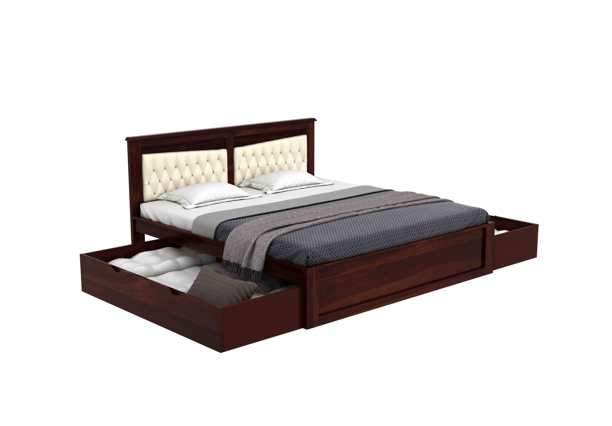 Bed with shop side drawer