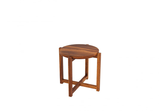 Tweed Wooden Center Table-Teak