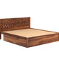 Deck King Side Drawer Bed-Teak