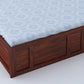 Joplin Queen Box Storage Bed-Mahogany