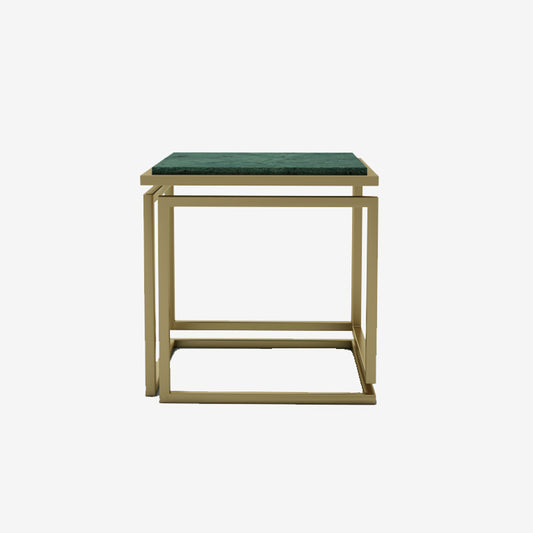 Palermo Marble Side Table-Green