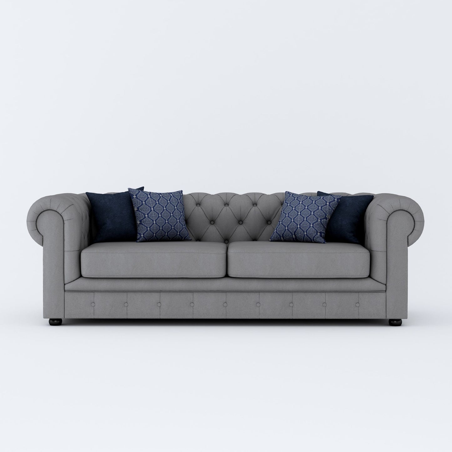 Wilson Chesterfield Sofa - Grey