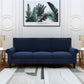 Oxford 3 Seater Fabric Sofa-Blue
