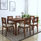 Home Edge Sheesham Wood Kerent 6 Seater Dining Set-Teak