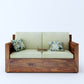 Home Edge Sheesham Wood Bretlee Wooden 2 Seater Sofa