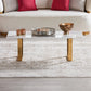 Crest Marble Top Coffee Table