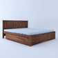 Munich Queen Drawer Storage Bed-Teak