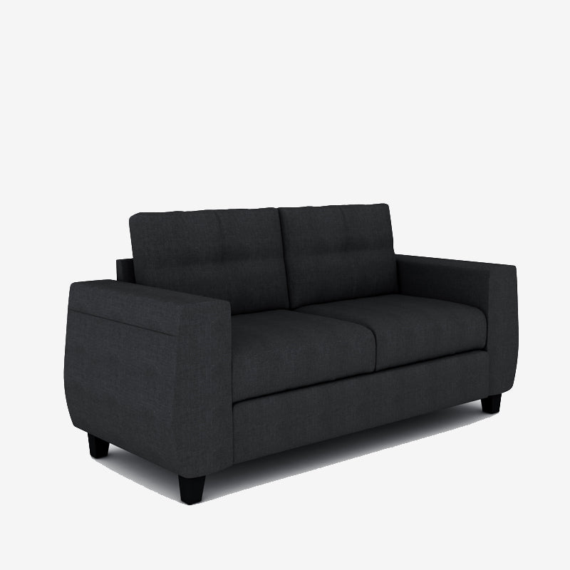 Edward 3 Seater Fabric Sofa-Grey