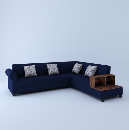 Rubik Blue L Shape 5 Seater Sofa