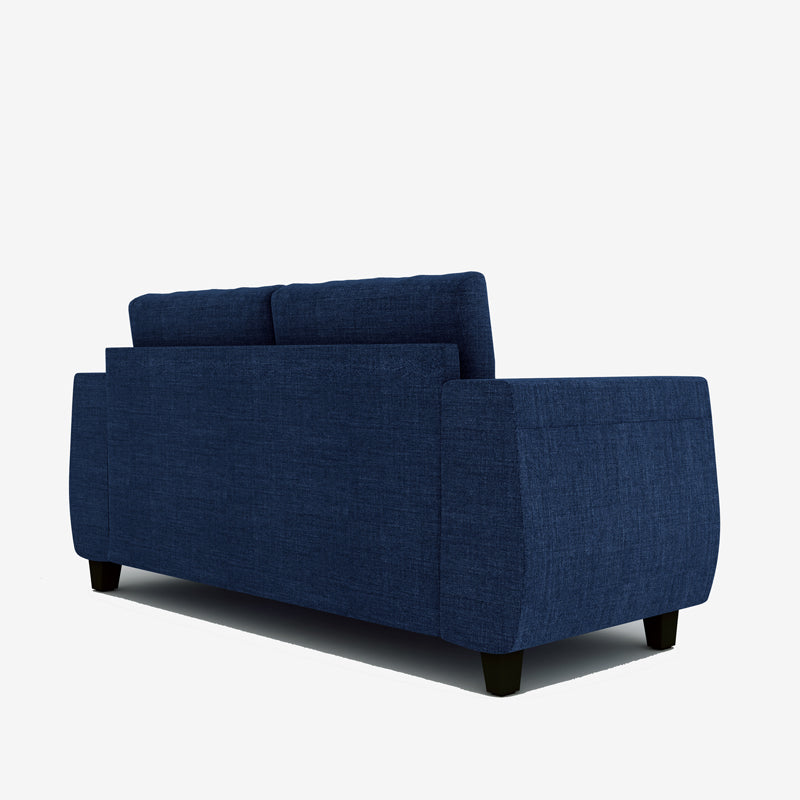 Edward 3 Seater Fabric Sofa-Blue