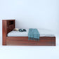 Aricon King Box Storage Bed-Mahogany