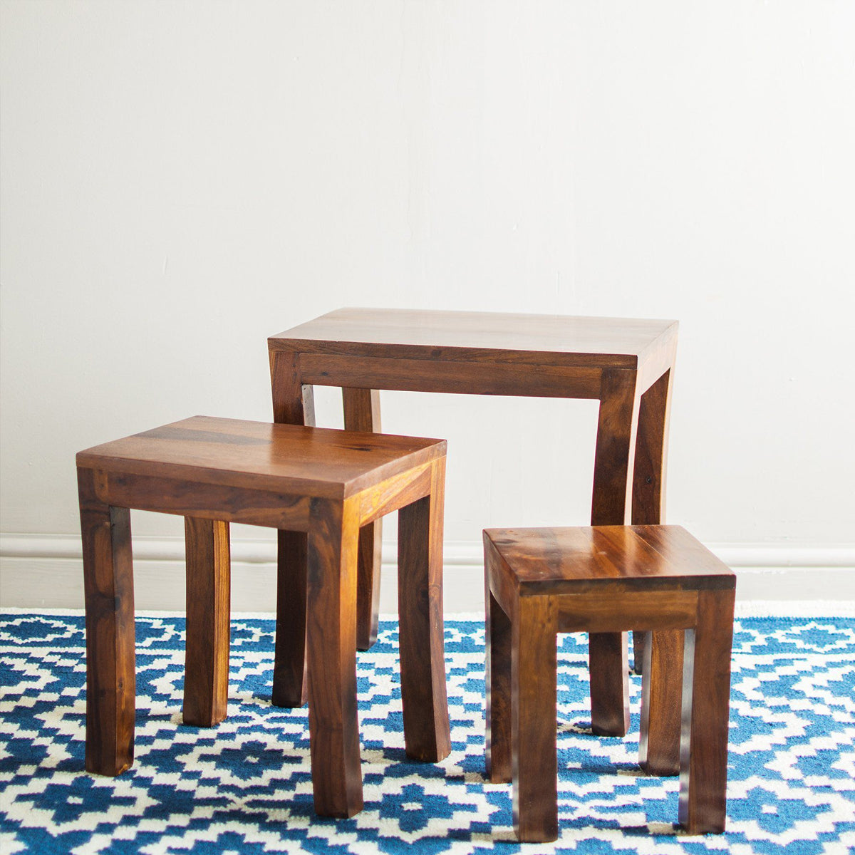 Willow Nested Tables-Teak