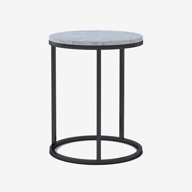 Cleo Metal Nested Table-White