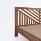 Home Edge Sheesham Wood Amaze Queen Size Bed-Teak