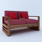 Home Edge Sheesham Wood Saiman Wooden 3+2 Seater Sofa