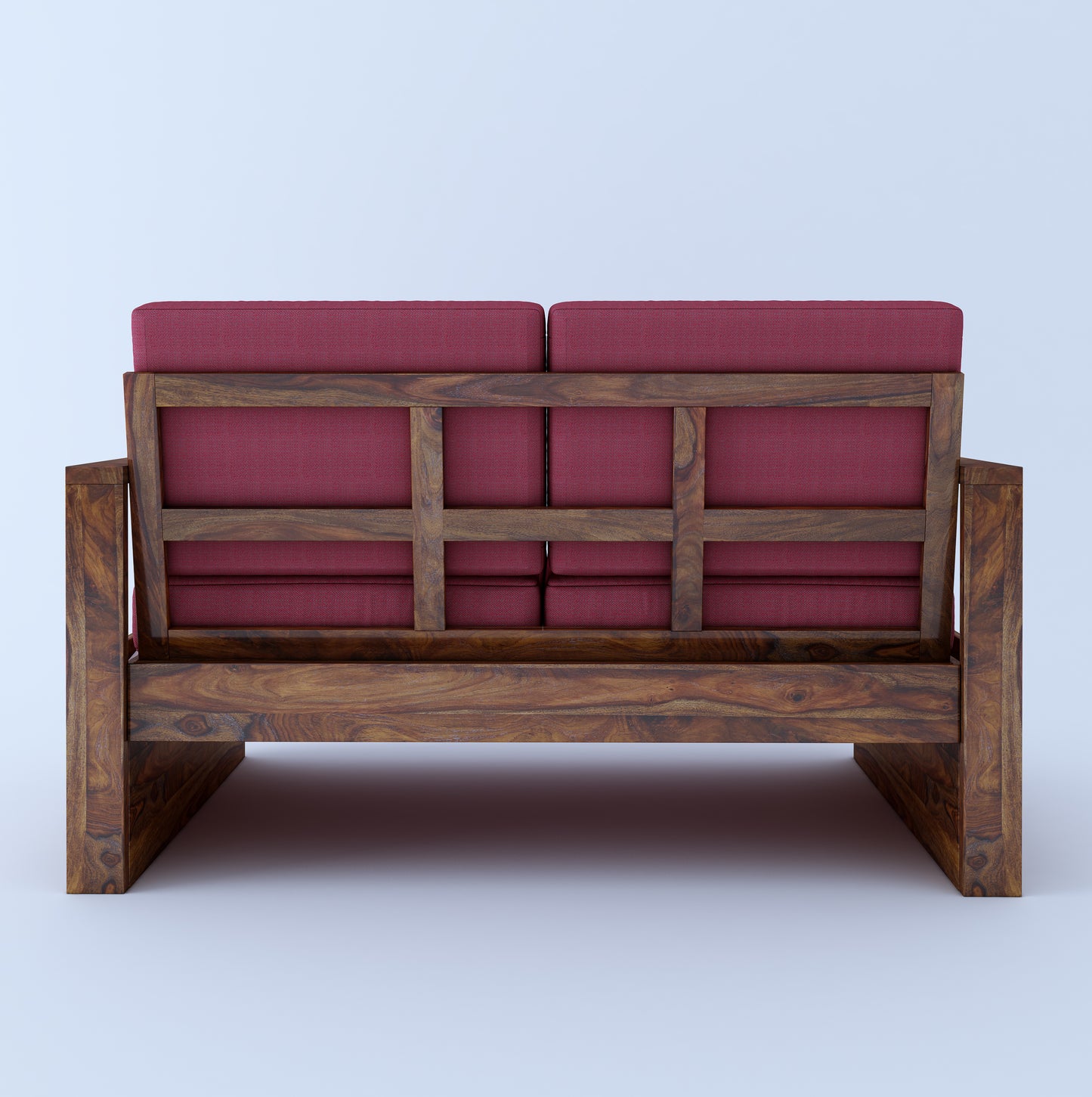 Saiman Wooden 2 Seater Sofa