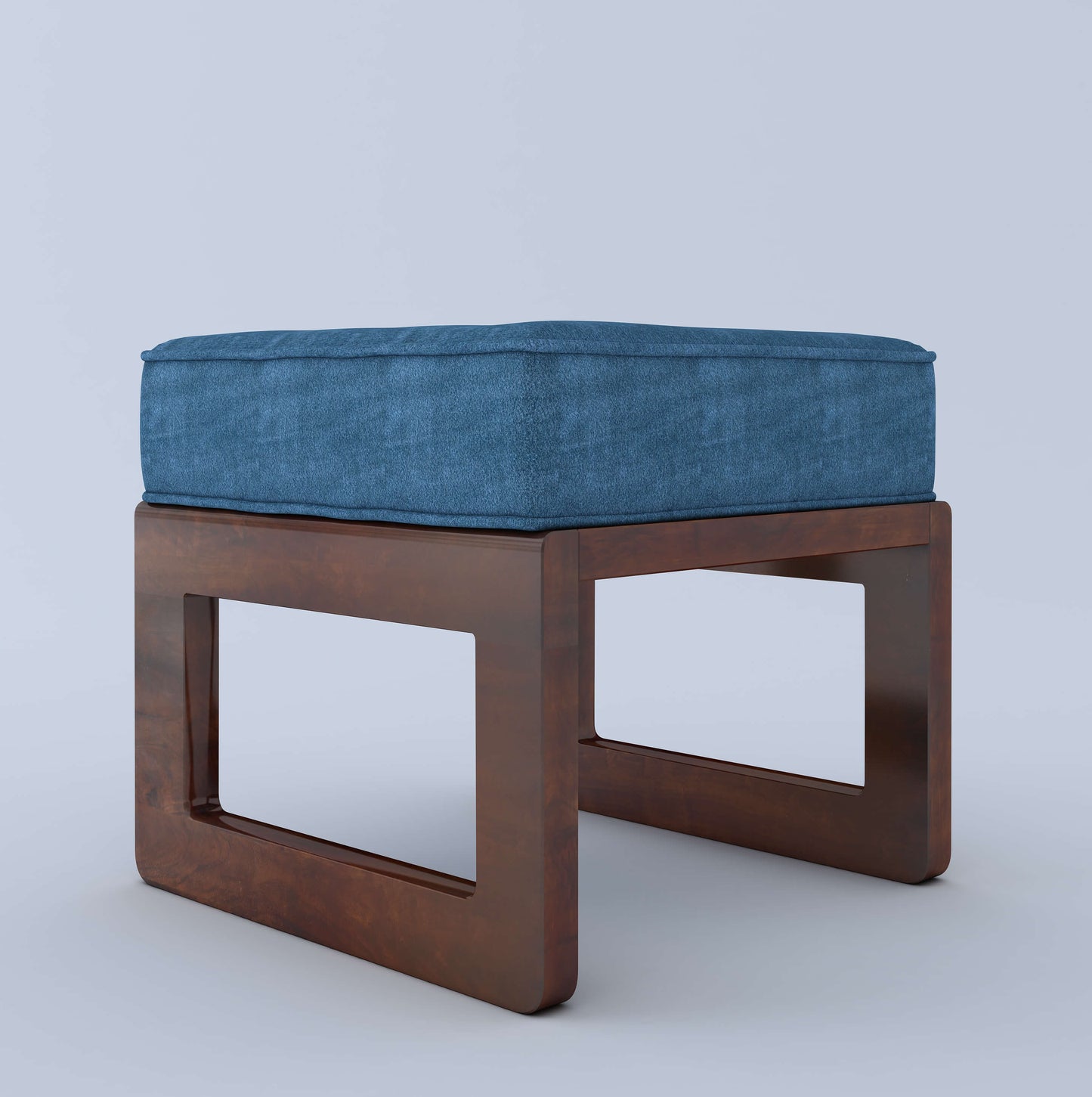 Vigo 4 Stool Coffee Table -Blue