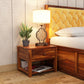 Charme Wooden Bed Side-Teak
